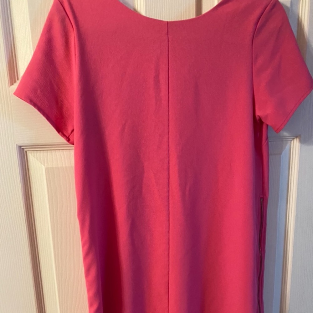 Hot pink dress